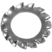 Шайба стопорная зубчатая М8 DIN 6798А нержавеющая сталь А2